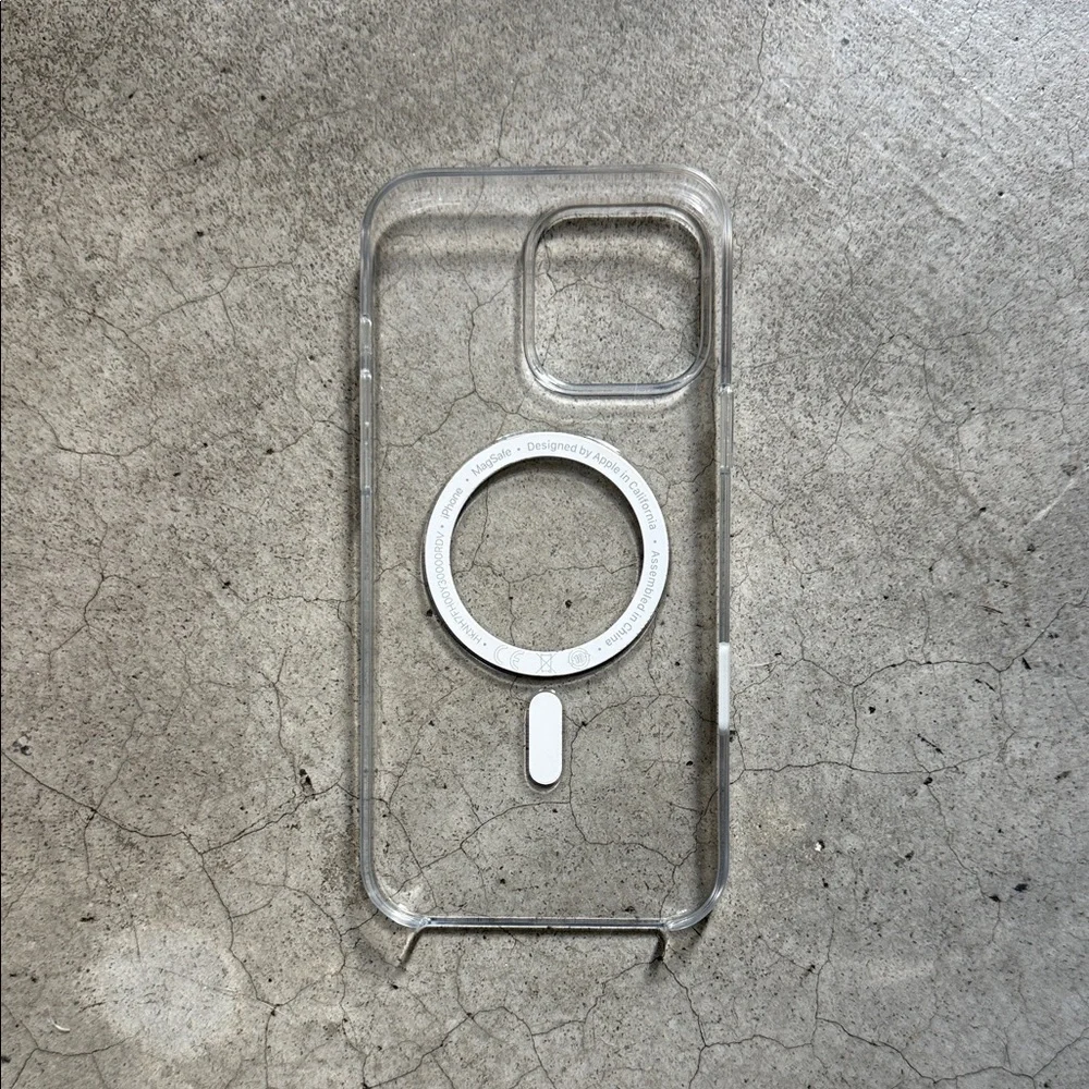 Apple clear case